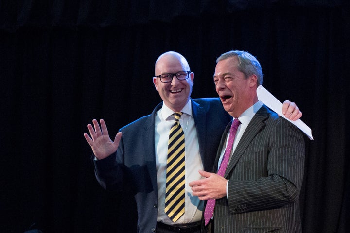 Paul Nuttall and Nigel Farage