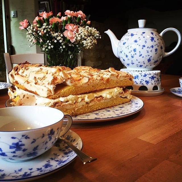 Kvæfjordkake, the country's national cake.