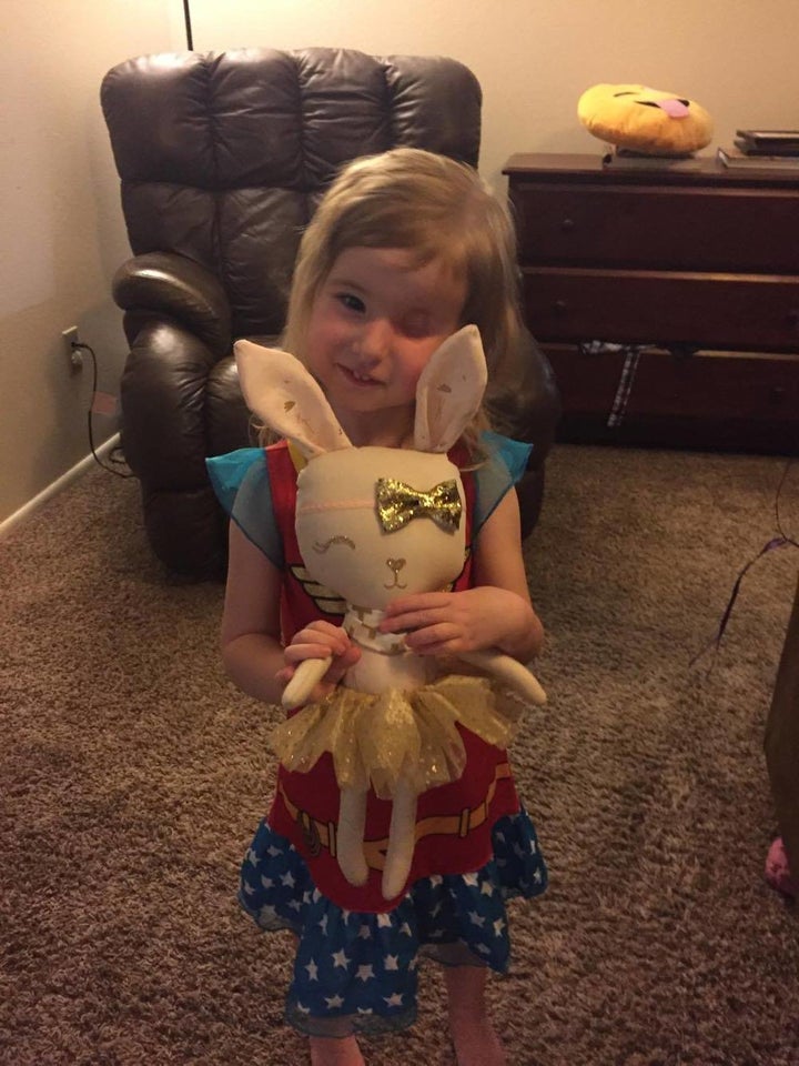 Brynn Munger received a special gift for her third birthday.