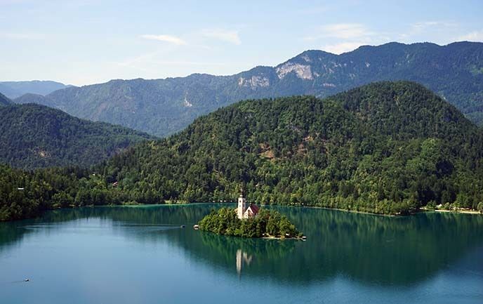 Lake Bled and the iconic island.