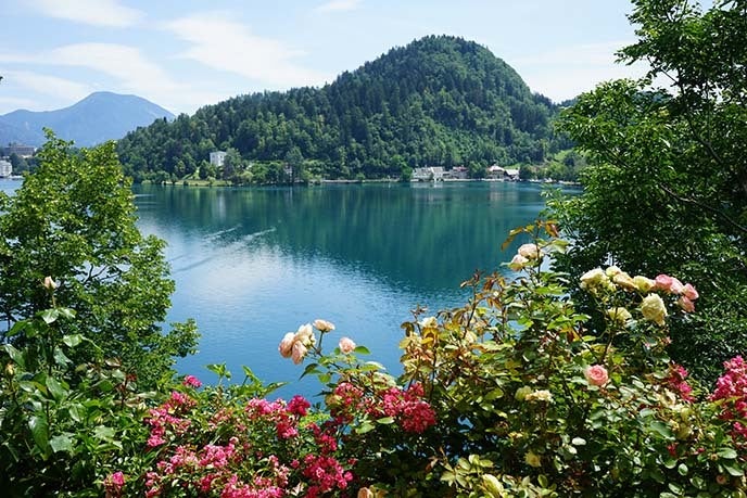 Lake Bled scenery.