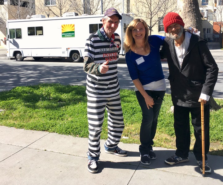 <p>ROVA app founder Karen Addato has installed high tech equipment in an RV to help the homeless in Silicon Valley get online and improve their chances of finding work and accommodation.</p>