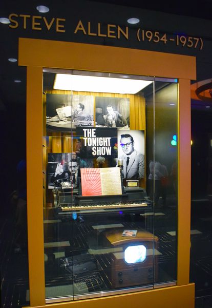 Memorabilia from the original “Tonight Show” with Steve Allen that debuted in 1954 