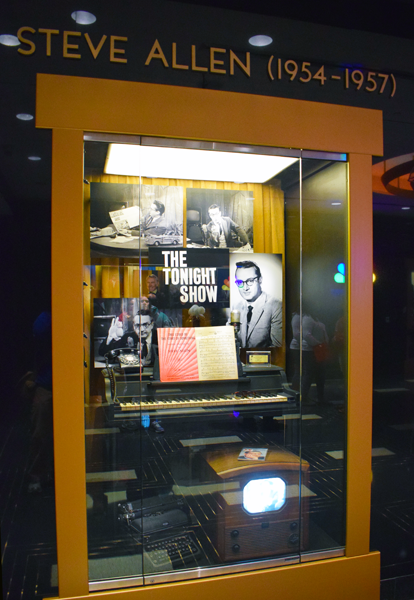 Memorabilia from the original “Tonight Show” with Steve Allen that debuted in 1954