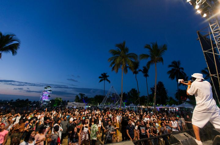 <p>The 2017 Isle Of Light festival in Santo Domingo, Dominican Republic.</p>