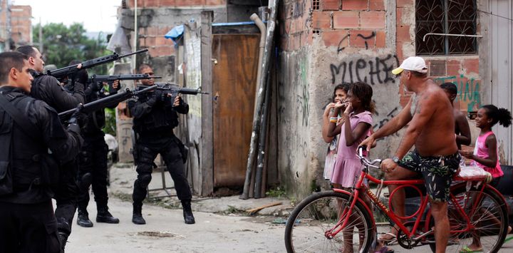 Frequent police brutality has undermined the trust of residents of Rio de Janeiro’s Maré favela in law enforcement. 
