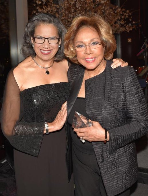<p>Elsie McCabe Thompson and Diahann Carroll</p>