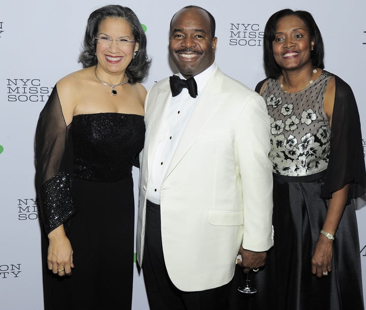 Elsie McCabe Thompson, Lloyd Brown, II, and Carolyn Brown 