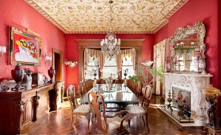 Just imagine Jesus sitting down for breakfast in this lavish dining room.