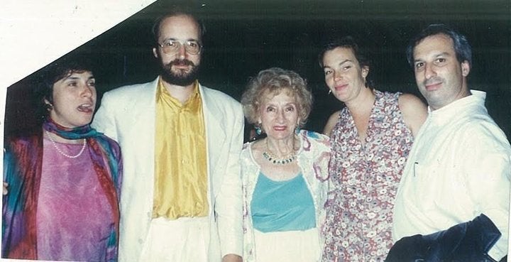 Ruth Gruber in LA at an opening of her play.