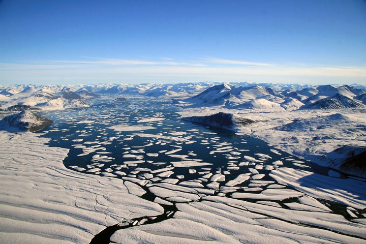 The Ward Hunt Ice Shelf in Canada's Arctic.