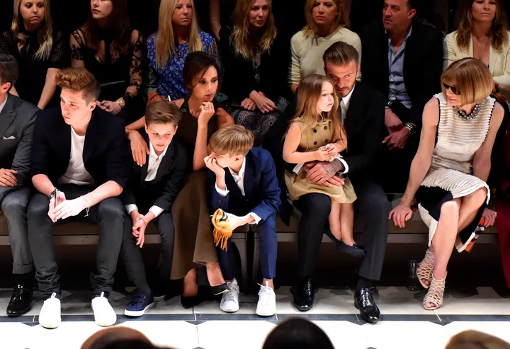 The Beckhams and Gordon Ramsay's family come together for group