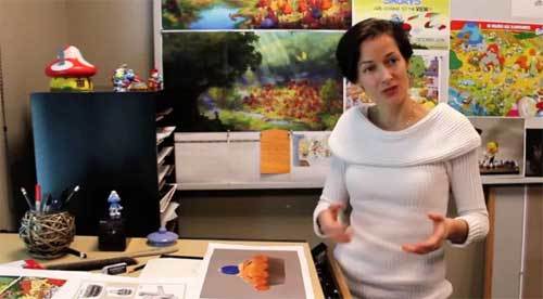 Noelle Triaureau, production designer for “Smurfs: The Lost Village”
