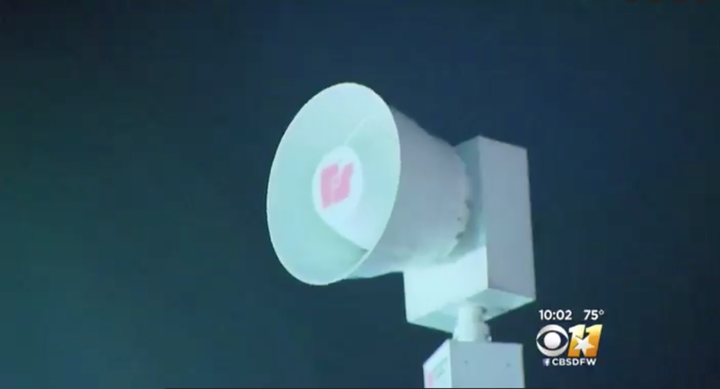 Dallas residents endured an hour and a half of city-wide sirens just before midnight on Friday.