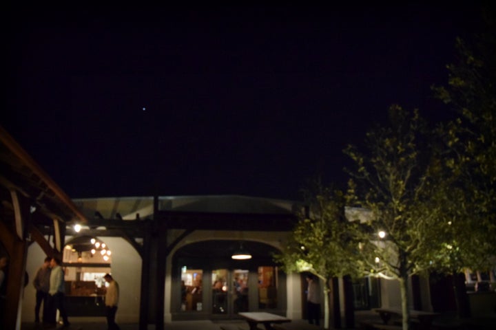 <p>Under the stars at Edmund’s Oast</p>