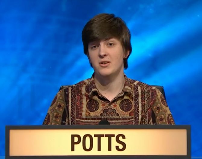 The 20-year-old's luscious locks are the envy of many University Challenge fans 