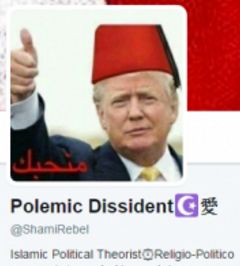 Trump giving a thumbs up in another Twitter profile picture