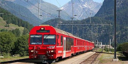 <p>A Swiss Train</p>
