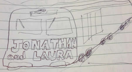<p>The ‘Swiss’ Dream train</p>