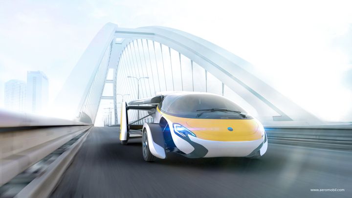 The first glimpse of AeroMobil's latest design. 