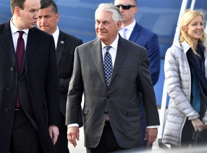 U.S. Secretary of State Rex Tillerson and Russian President Vladimir Putin worked together while Tillerson was CEO of Exxon Mobil Corp.