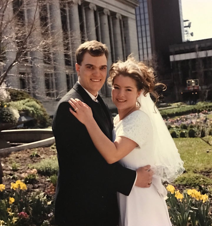 Our wedding day, April 11, 1997