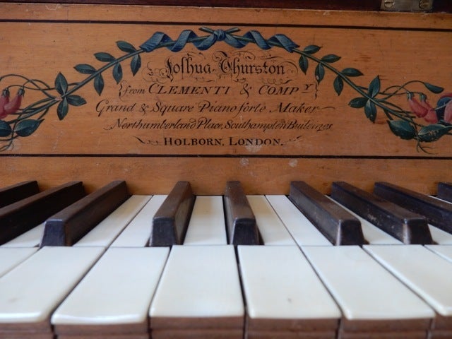 <p>Clementi & Co. <em>Piano Forte, </em>Poplar Hill Mansion, Salisbury MD</p>