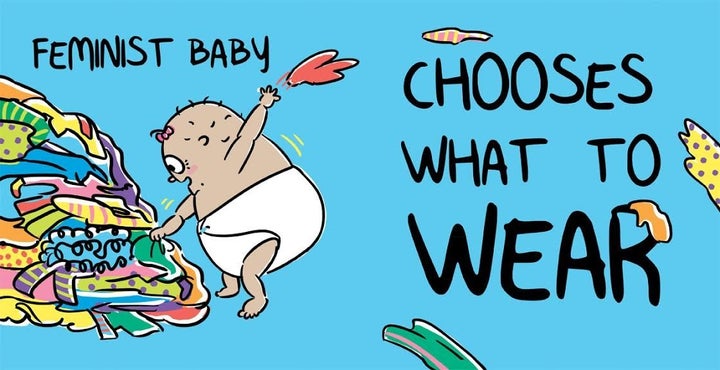 Brantz got the idea for <em>Feminist Baby </em>while shopping for a shower gift.