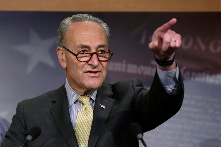 Sen. Chuck Schumer urges the president to just let Congress handle it.