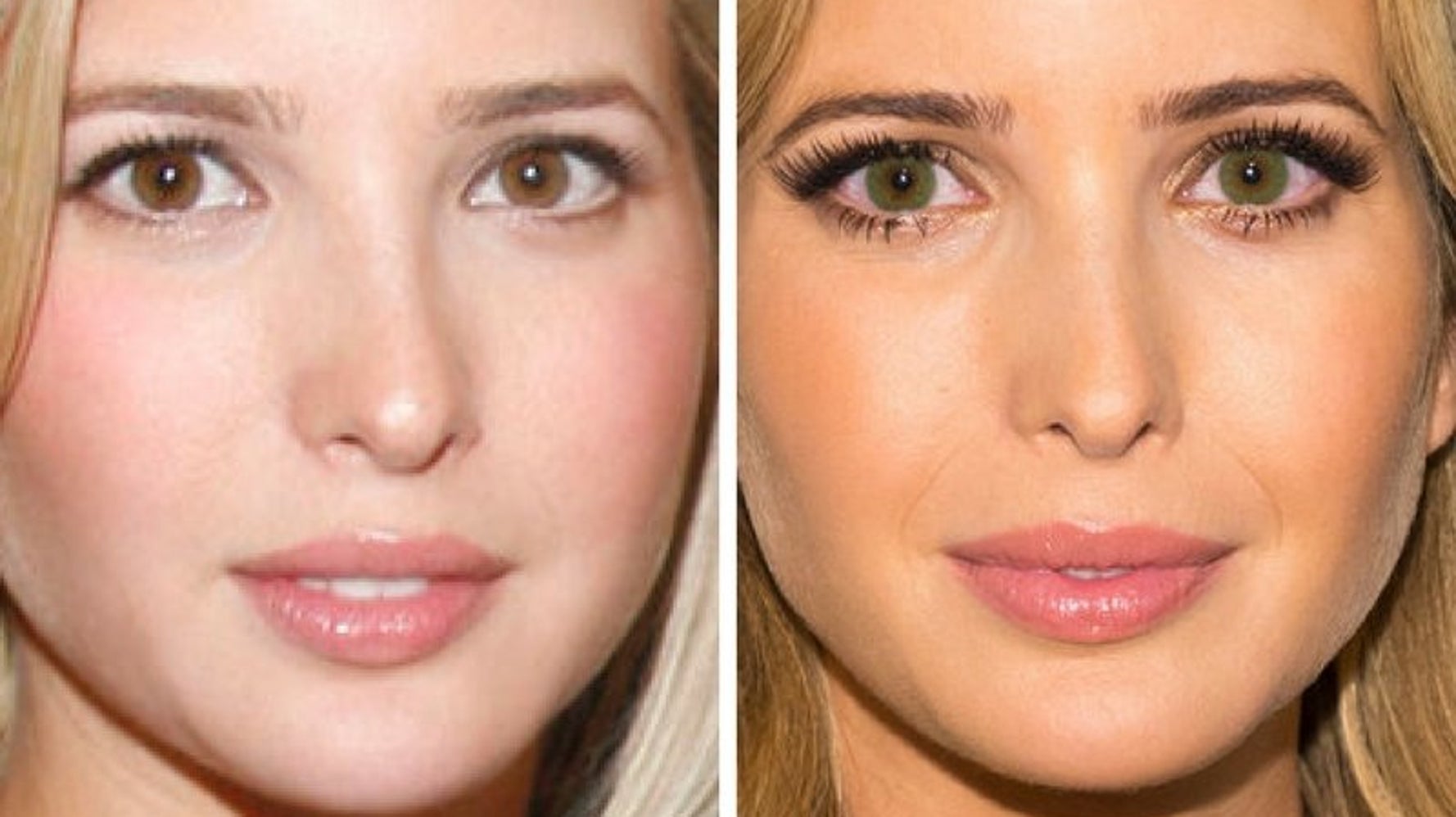 The Case Of Ivanka Trump And Her Magically Color Changing Eyes Huffpost Life