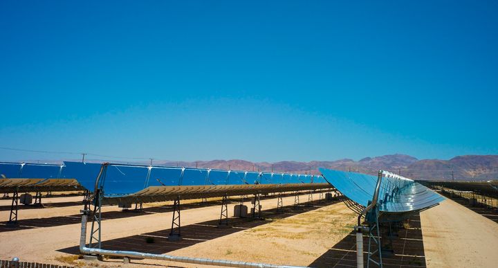 A solar farm in southern California.