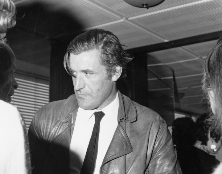 Ted Hughes at a party in 1970.