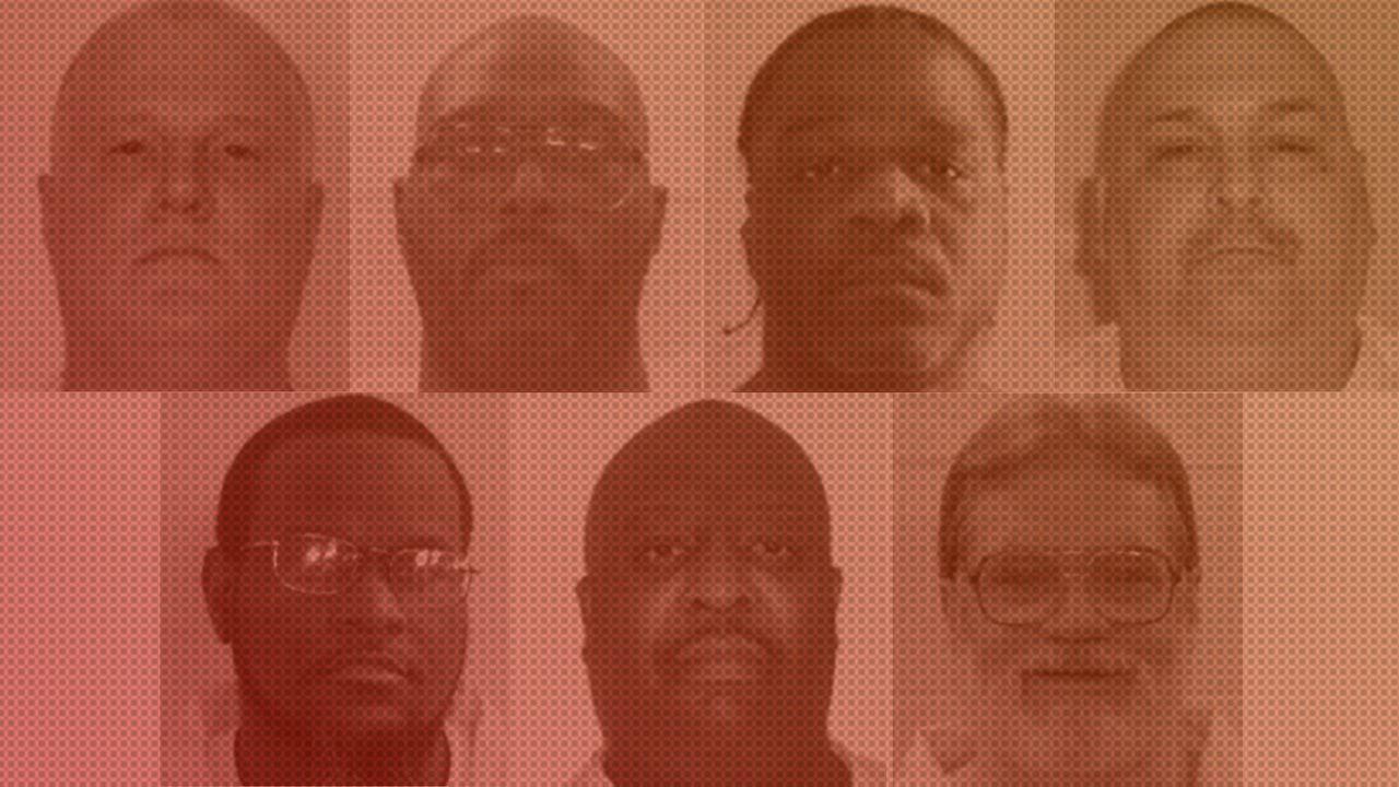 Photos of the seven men set for controversial rush executions in Arkansas.