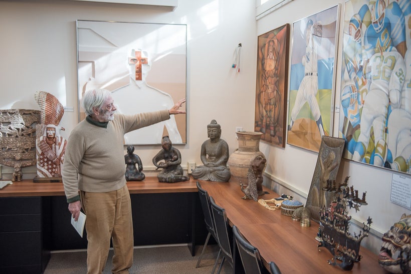 Albert Levis, articulating his theory in Museum of the Creative Process that he founded on his Vermont property.