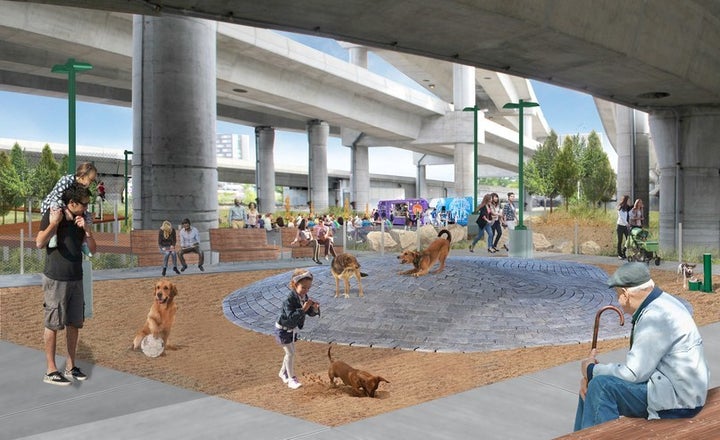 The project will include a dog park.