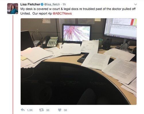 ABC reporter’s tweet of “doctor pulled off United”
