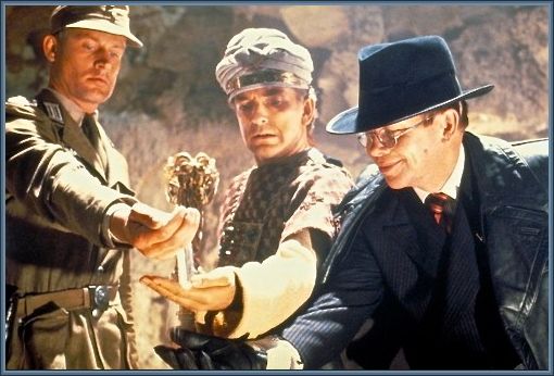 Wolf Kahler, Paul Freeman, and Ronald Lacey