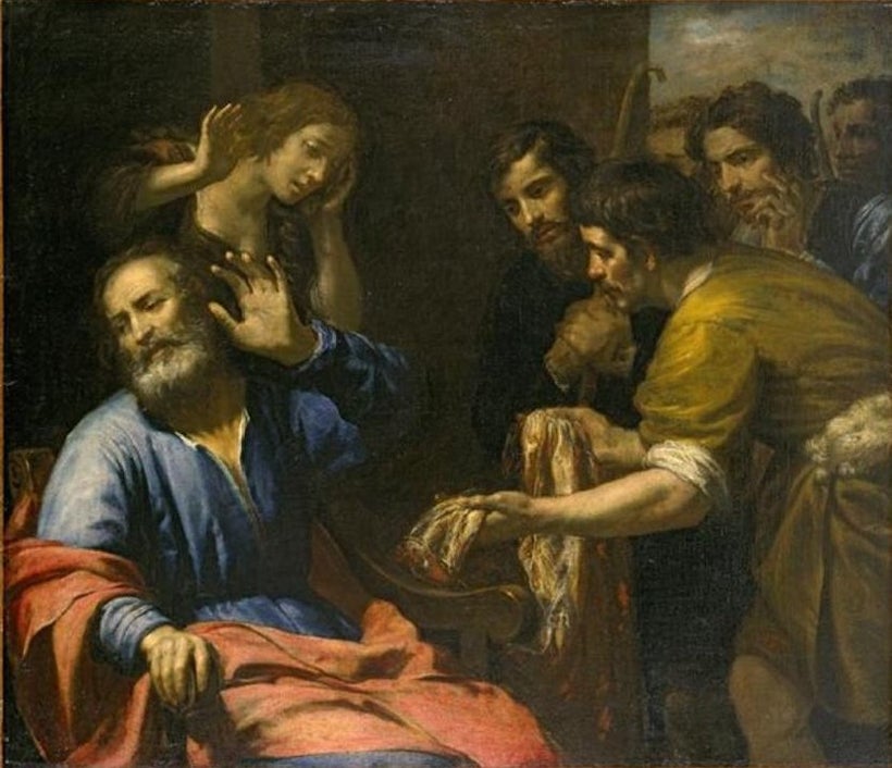 Giovanni Andrea de Ferrari, Joseph’s Coat Brought to Jacob, 1640