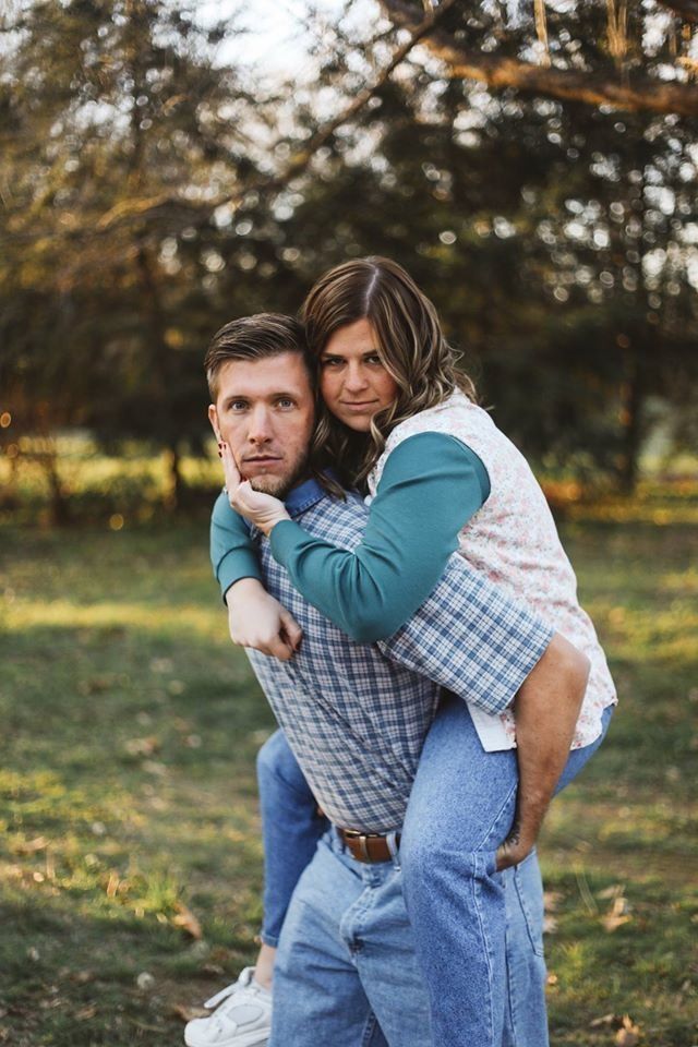 This Couple Embraced Every Bit Of Awkwardness For Their Engagement Pics