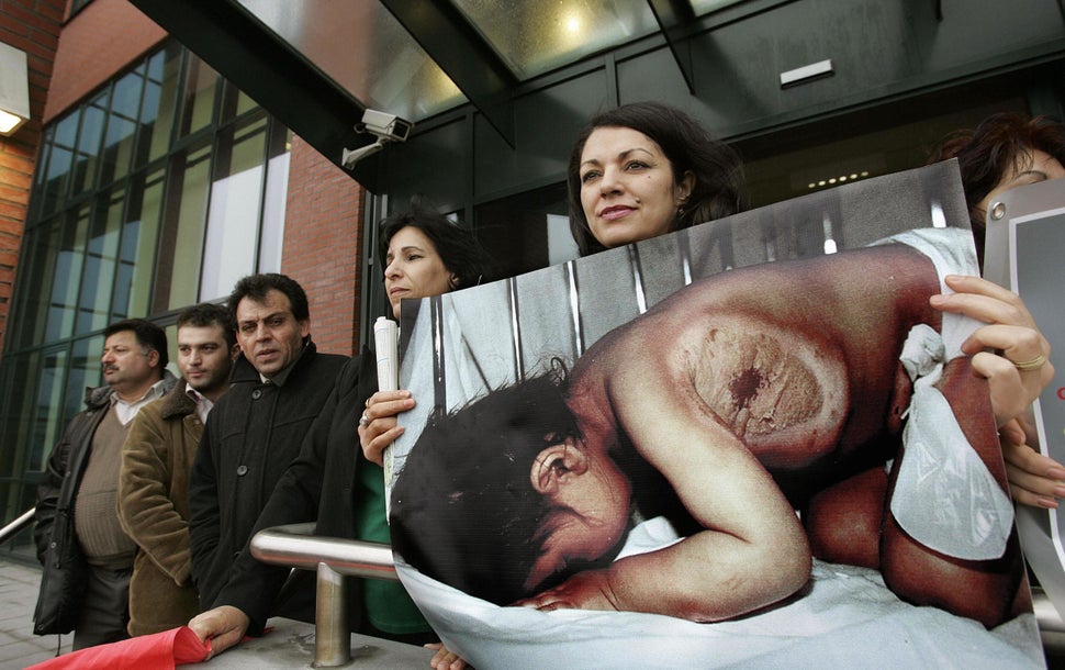 Thousands were killed by chemical weapons supplied by the West during the Iran-Iraq war. 