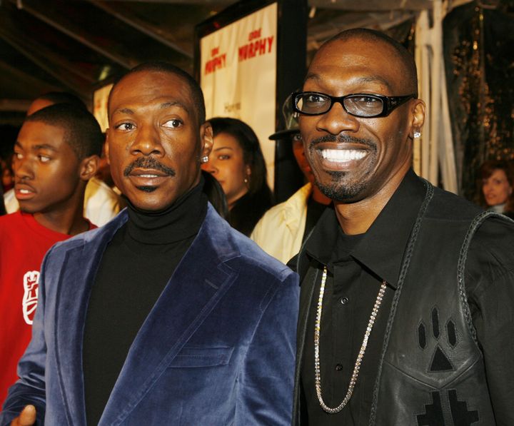Eddie Murphy (left) with his brother Charlie.