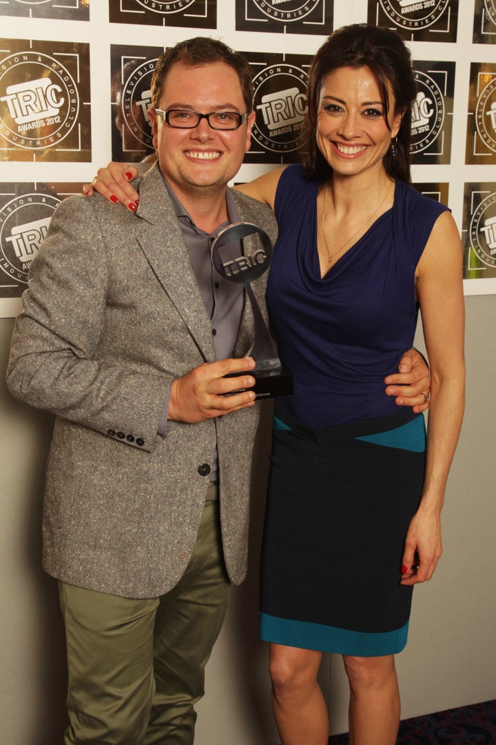 Alan Carr and Melanie Sykes