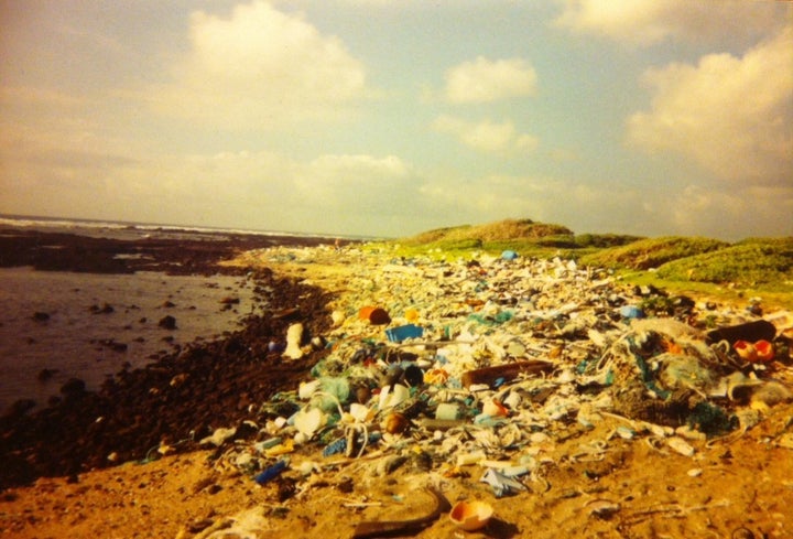 An artist's photo of Kamilo Point in the mid-1980s.