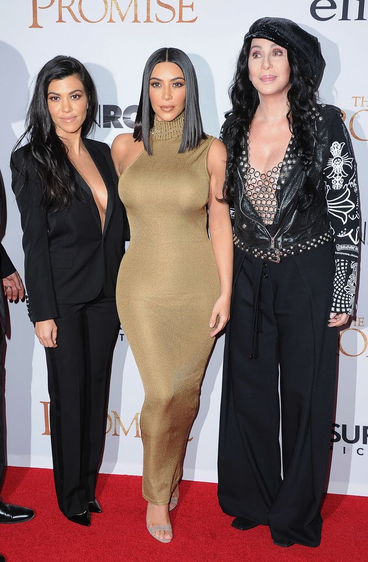 Kourtney Kardashian, Kim Kardashian and Cher put in a good word for "The Promise."