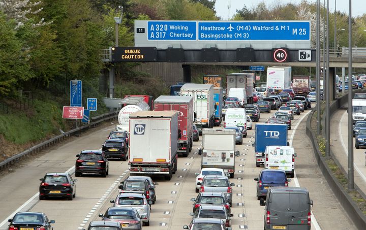 The M25 will be exceptionally busy over the Easter period