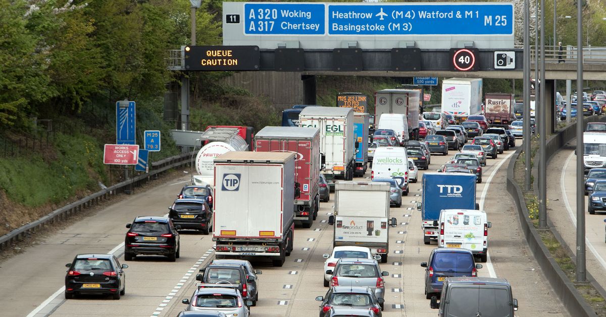 M25 Traffic Could Cause Easter Travel Chaos Over The Weekend | HuffPost ...