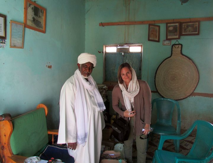 <p>Meeting Sufi sheikhs in Sudan</p>