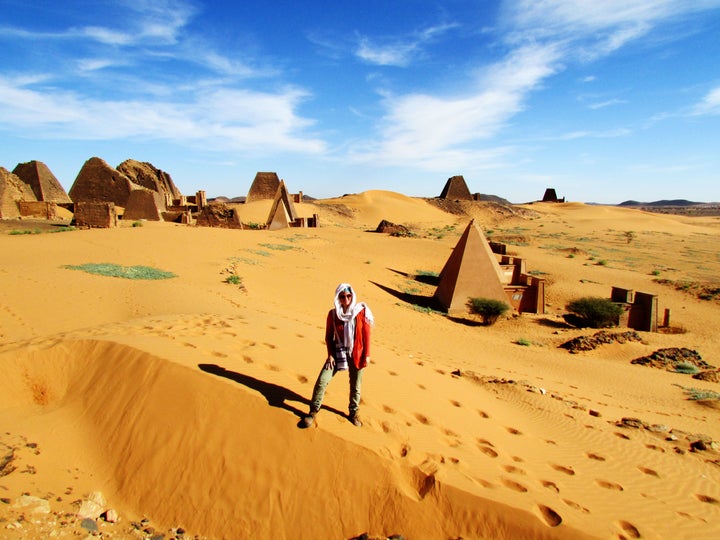 Royal Pyramids of Meroe in Sudan