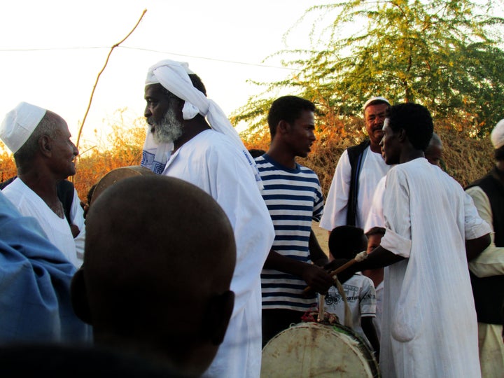 Sunset Sufi ceremony in Sudan