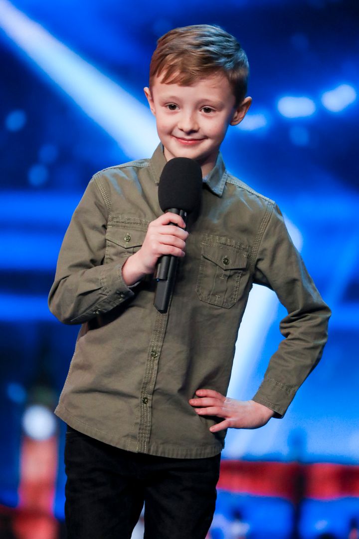 Eight-year-old Ned Woodhouse auditions for 'Britain's Got Talent'